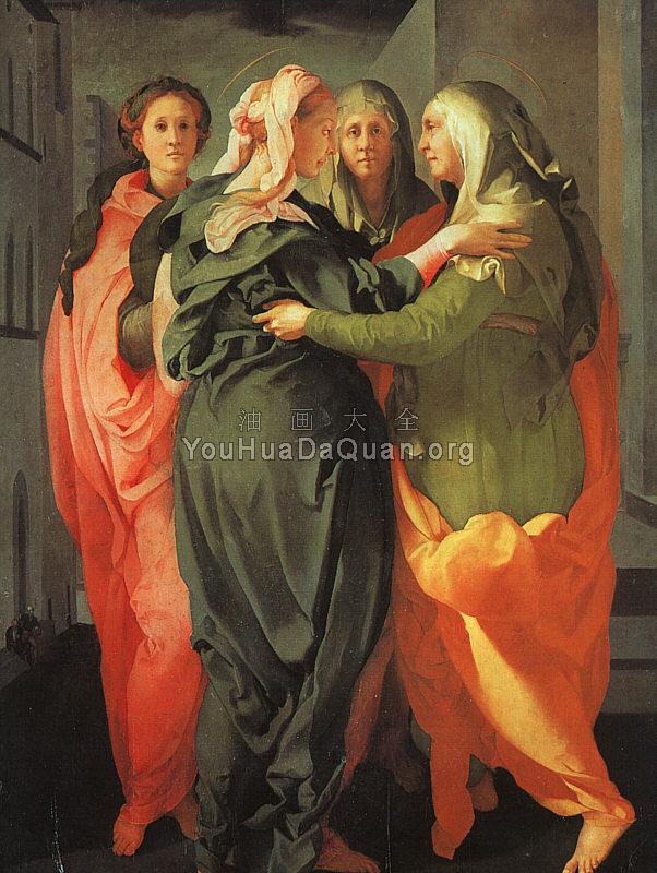 The Visitation - 雅各布·达·蓬托尔莫